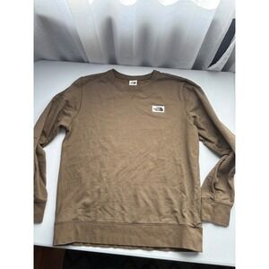 The North Face Mens Crew Neck Sweatshirt Pullover Jumper Brown Casual Everyday